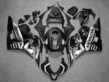 Carenados Moto Honda CBR600RR 2009-2012 - Plata Negro Brillante HRC Fabricantes