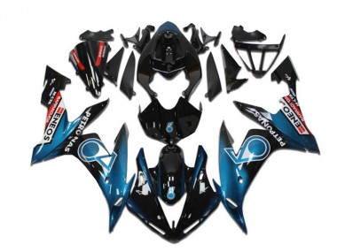 Carenados Moto Yamaha YZF R1 2004-2006 - Azul Verdoso Negro Brillante Rojo Petronas ENEOS Fabricantes