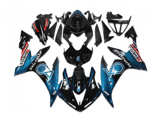 Carenados Moto Yamaha YZF R1 2004-2006 - Azul Verdoso Negro Brillante Rojo Petronas ENEOS Fabricantes
