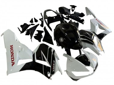 Kits Carenado Moto Honda CBR600RR 2013-2023 - Blanco Negro Brillante Fabricantes