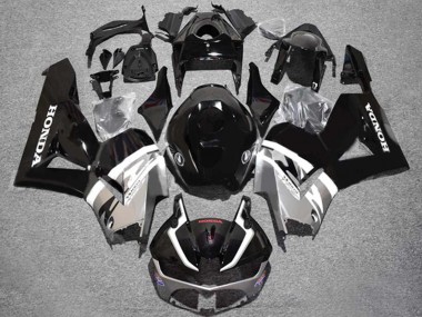 Carenados Moto Honda CBR600RR 2013-2023 - Plata Negro Brillante Fabricantes