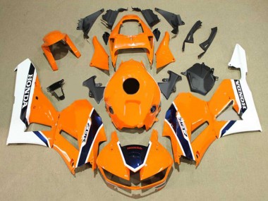 Carenados Moto Honda CBR600RR 2013-2023 - Blanco Naranja Azul Oscuro Fabricantes