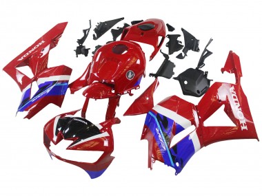 Carenados Moto Honda CBR600RR 2013-2023 - Rojo Azul Fabricantes