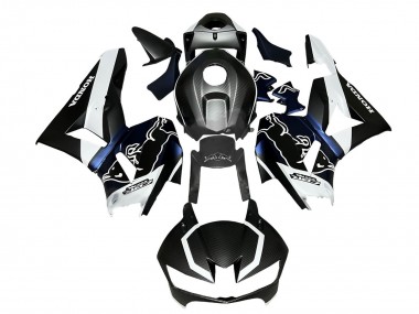 Carenados Moto Honda CBR600RR 2013-2023 - Negro FibraCarbono Blanco Azul Rojo Bull Fabricantes