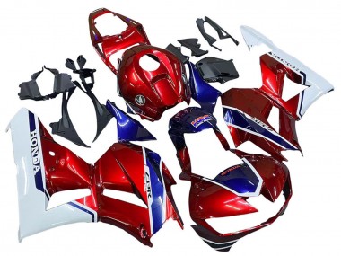 Carenados Moto Honda CBR600RR 2013-2023 - Blanco Rojo Azul HRC Fabricantes
