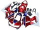Carenados Moto Honda CBR600RR 2013-2023 - Blanco Rojo Azul HRC Fabricantes