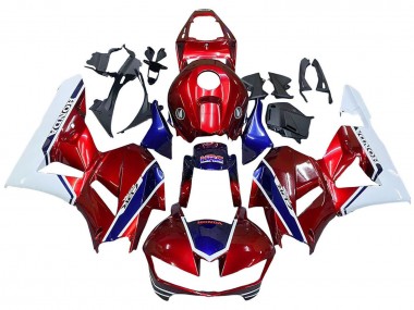Carenados Moto Honda CBR600RR 2013-2023 - Blanco Rojo Azul HRC Fabricantes