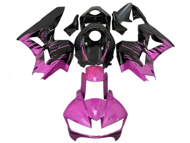 Carenados Moto Honda CBR600RR 2013-2023 - Rosa Negro Brillante Fabricantes