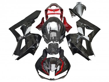 Carenados Moto Honda CBR600RR 2013-2023 - Negro Brillante Rojo Fabricantes