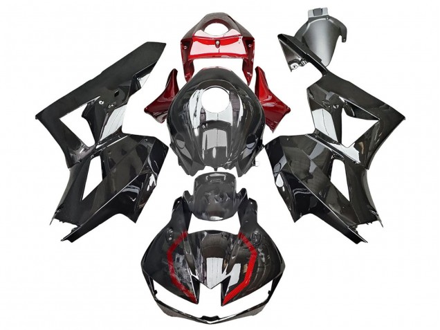 Carenados Moto Honda CBR600RR 2013-2023 - Negro Brillante Rojo Fabricantes