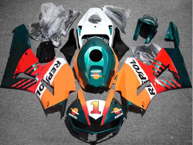 Carenados Moto Honda CBR600RR 2013-2023 - Naranja Blanco Rojo Negro Brillante Verde Oscuro Repsol 1 Fabricantes