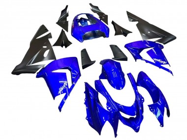 Carenados Moto Kawasaki ZX10R 2004-2005 - Azul Negro Ninja Fabricantes