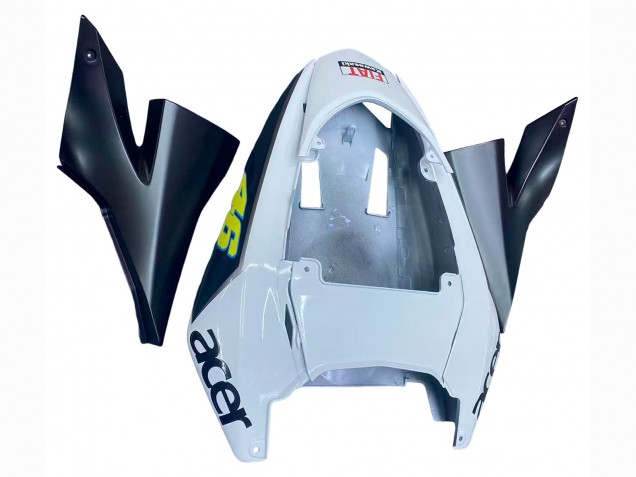 Carenados Moto Kawasaki ZX10R 2004-2005 - Azul Brillante Blanco Fiat Motul Fabricantes