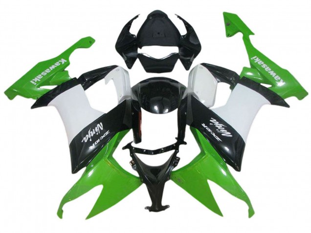 Carenado Moto Kawasaki ZX10R 2006-2007 - Verde Blanco Negro Fabricantes