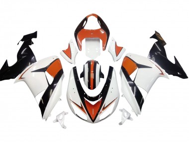 Carenados Moto Kawasaki ZX10R 2006-2007 - Blanco Naranja Negro Fabricantes