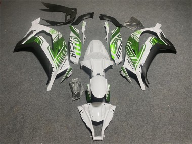 Carenados Moto Kawasaki ZX10R 2011-2015 - Blanco Verde Negro Mate Fabricantes