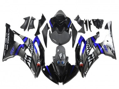 Carenados Moto Yamaha YZF R6 2008-2016 - Azul Plata Gris Tiburón Fabricantes