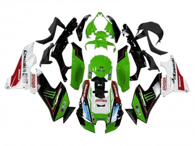 Carenados Moto Kawasaki ZX10R 2021-2025 - Verde Negro Blanco Rojo Azul Showr Elf Monstruo Fabricantes