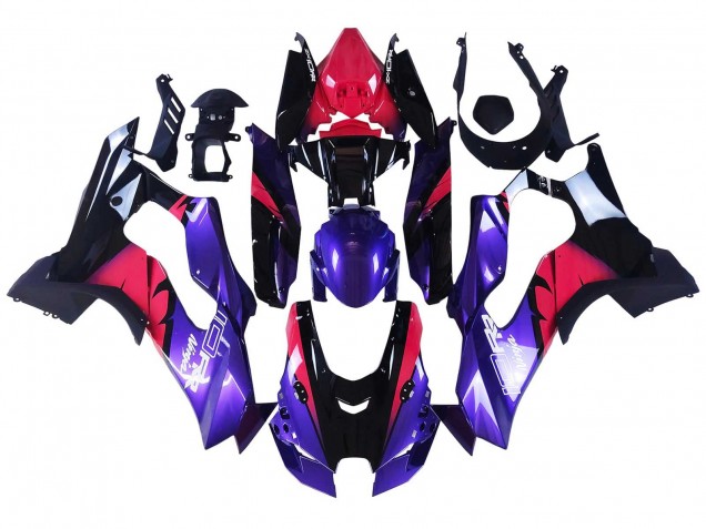 Carenados Moto Kawasaki ZX10R 2021-2025 - Rojo Negro Púrpura Blanco Fabricantes