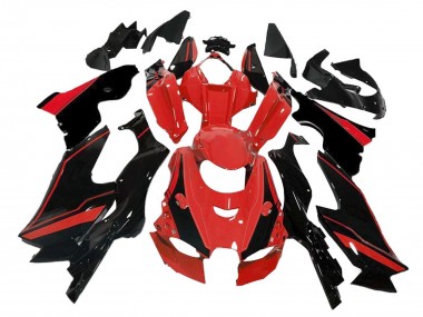 Carenados Moto Kawasaki ZX10R 2021-2025 - Rojo Negro Brillante Fabricantes