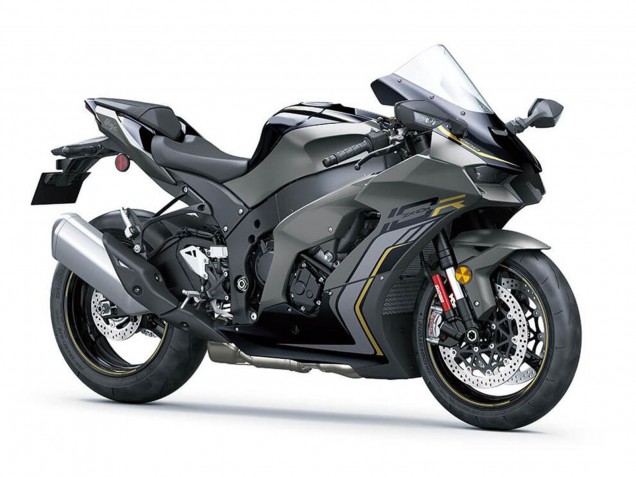 Carenados Moto Kawasaki ZX10R 2021-2025 - Negro Gris Oro Fabricantes