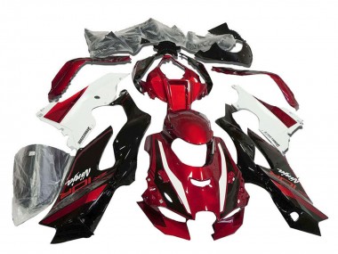 Carenados Moto Kawasaki ZX10R 2021-2025 - Rojo Blanco Negro Brillante Fabricantes