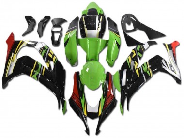 Carenados Moto Kawasaki ZX10R 2021-2025 - Verde Amarillo Rojo Negro Fabricantes