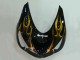 Carenados Moto Kawasaki ZX14R ZZR1400 2006-2011 - Negro Brillante Oro Llama Fabricantes