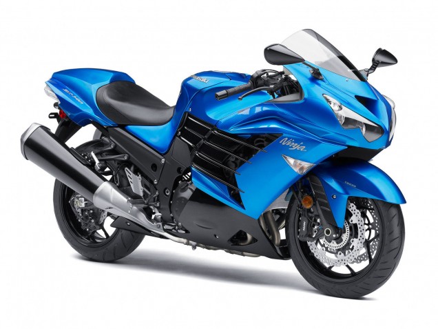 Carenados Moto Kawasaki ZX14R ZZR1400 2012-2024 - Azul Fabricantes