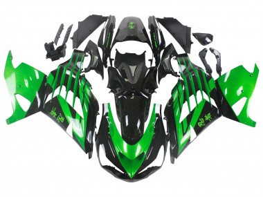 Kits Carenado Moto Kawasaki ZX14R ZZR1400 2012-2024 - Verde Negro Brillante Fabricantes