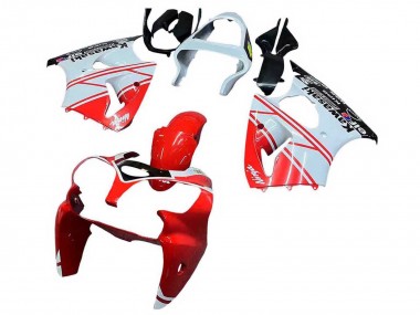Carenados Moto Kawasaki ZX6R 2000-2002 - Blanco Rojo Negro Fabricantes