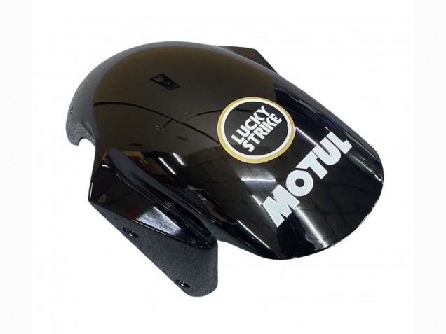 Carenados Moto Kawasaki ZX6R 2003-2004 - Negro Brillante Blanco Motul Lucky Strike Fabricantes
