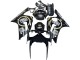 Carenados Moto Kawasaki ZX6R 2003-2004 - Negro Brillante Blanco Motul Lucky Strike Fabricantes