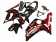 Carenados Moto Kawasaki ZX6R 2003-2004 - Negro Brillante Rojo Llama Fabricantes