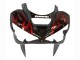 Carenados Moto Kawasaki ZX6R 2003-2004 - Negro Brillante Rojo Llama Fabricantes
