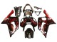 Carenados Moto Kawasaki ZX6R 2003-2004 - Negro Brillante Rojo Llama Fabricantes