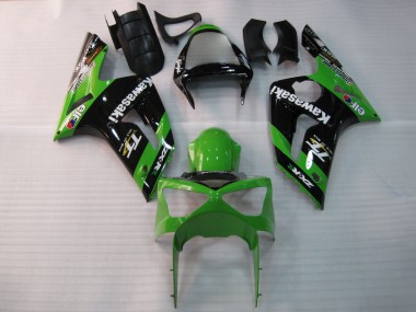 Carenados Moto Kawasaki ZX6R 2003-2004 - Verde Negro Elf Bridgestone Fabricantes