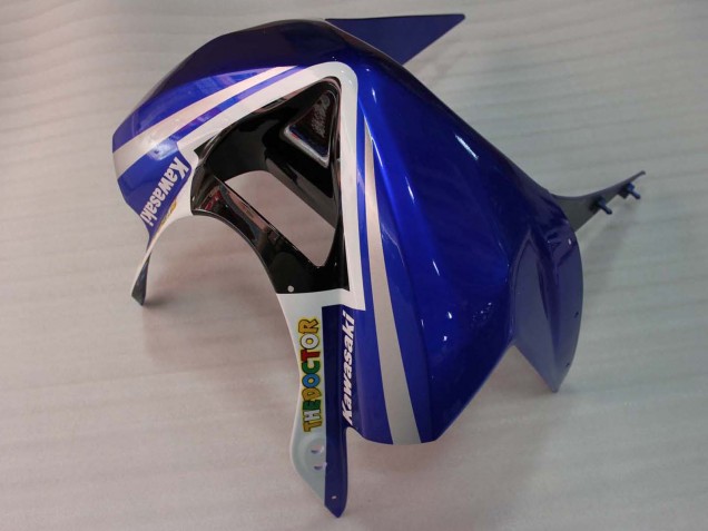 Carenados Moto Kawasaki ZX6R 2003-2004 - Blanco Azul Rojo Fiat Fabricantes