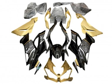 Carenados Moto Kawasaki ZX6R 2019-2022 - Oro Negro Brillante Blanco Honeycomb Fabricantes