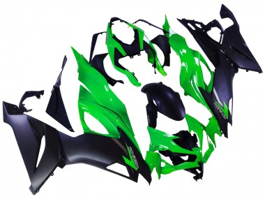 Carenados Moto Kawasaki ZX6R 2019-2022 - Verde Negro Mate Fabricantes