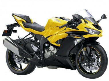 Carenados Moto Kawasaki ZX6R 2019-2022 - Amarillo Negro Mate Fabricantes