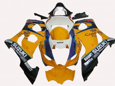 Carenados Moto Suzuki GSXR 1000 2003-2004 - Amarillo Blanco Azul Negro Corona Fabricantes