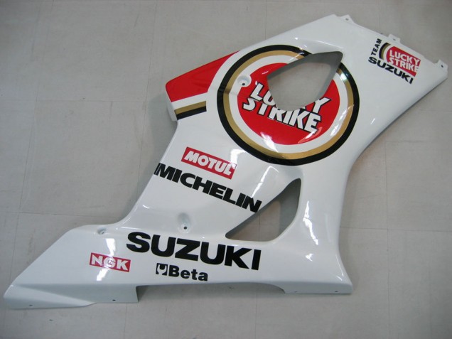 Carenados Moto Suzuki GSXR 1000 2003-2004 - Blanco Rojo Motul Lucky Strike Fabricantes