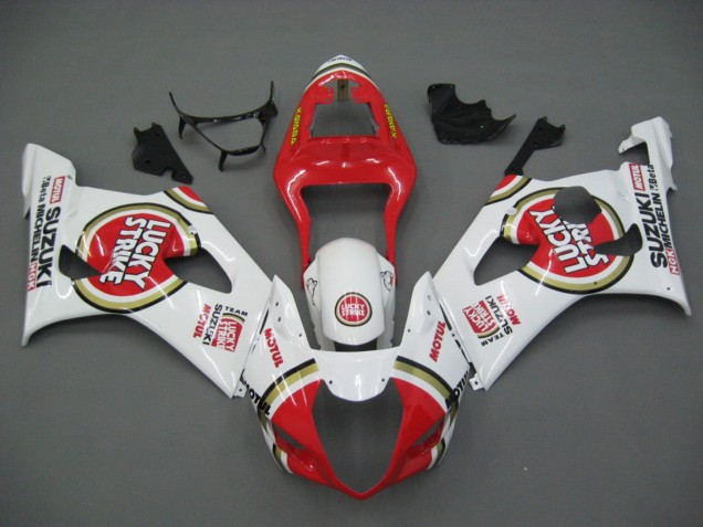 Carenados Moto Suzuki GSXR 1000 2003-2004 - Blanco Rojo Motul Lucky Strike Fabricantes