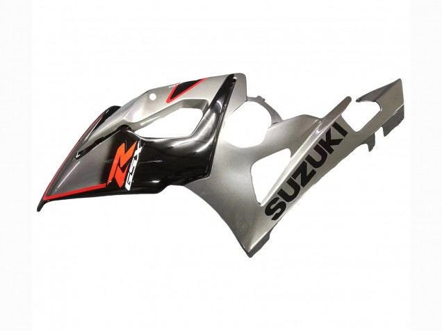 Carenado Moto Suzuki GSXR 1000 2005-2006 - Plata Negro Rojo Fabricantes