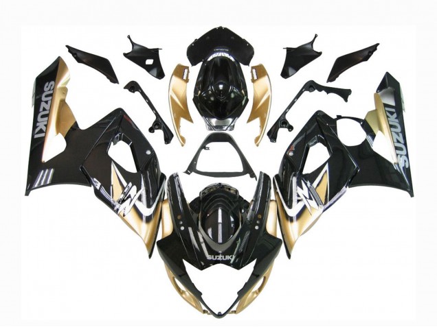 Carenados Moto Suzuki GSXR 1000 2005-2006 - Negro Oro Fabricantes