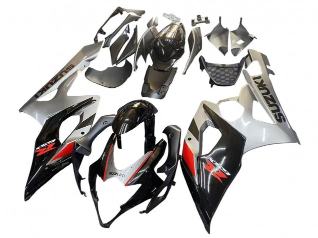 Carenado Moto Suzuki GSXR 1000 2005-2006 - Negro Gris Rojo Fabricantes