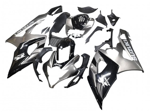 Carenados Moto Suzuki GSXR 1000 2005-2006 - Negro Brillante Gris Fabricantes