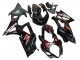 Carenados Moto Suzuki GSXR 1000 2007-2008 - Negro Rojo Llama Fabricantes