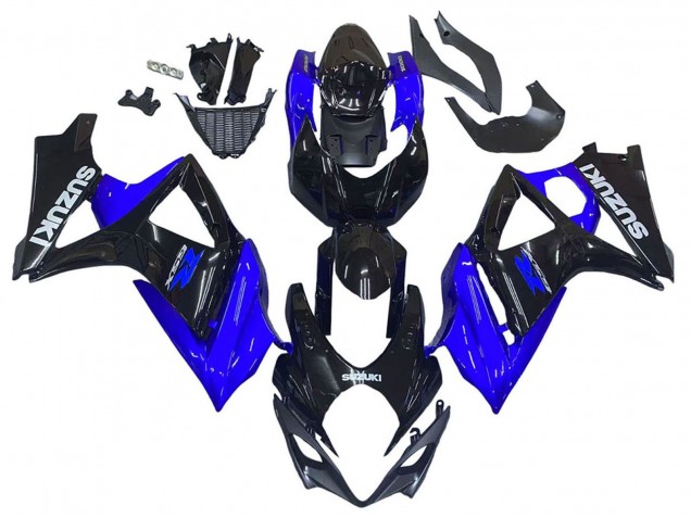 Kits Carenado Moto Suzuki GSXR 1000 2007-2008 - Azul Negro Brillante Fabricantes